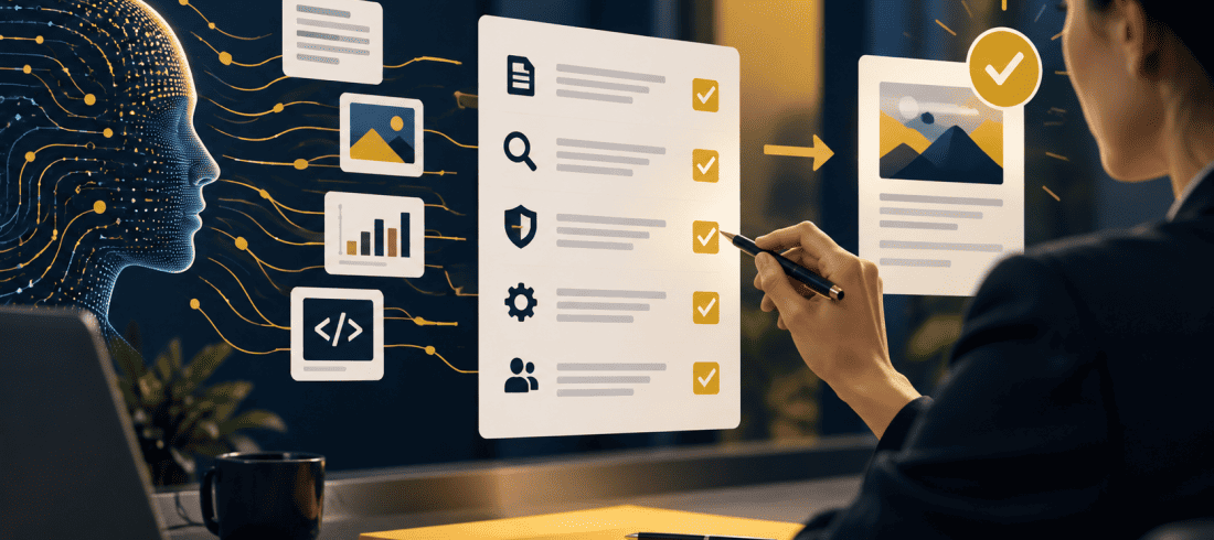 AI and human collaboration in data validation and analysis.