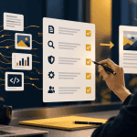 AI and human collaboration in data validation and analysis.